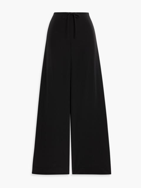 NILI LOTAN Adriel silk-crepe wide-leg pants