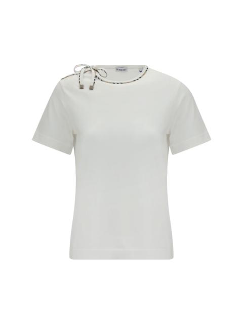 Burberry Burberry Cotton Lace-detail T-shirt