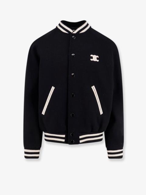 CELINE Celine Triomphe Teddy Wool Bomber