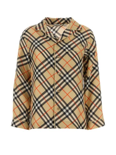 Burberry Burberry Women Embroidered Silk Shirt