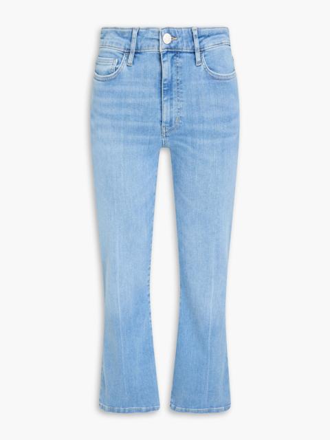 FRAME Le Crop Mini high-rise bootcut jeans