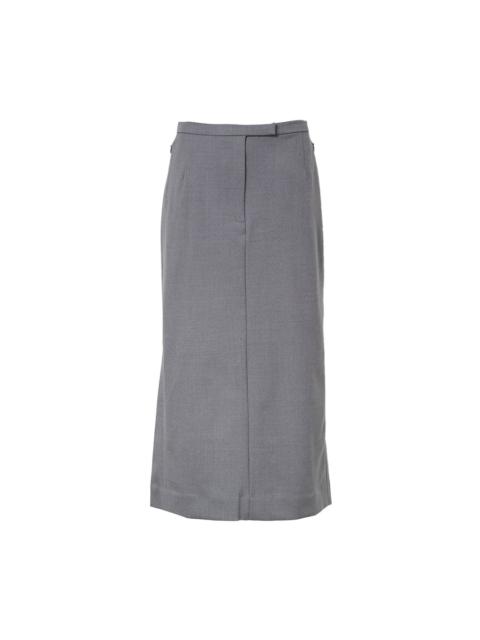 Dries Van Noten Long Straight Tailored Skirt