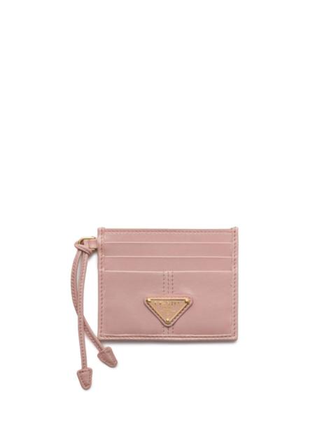 Prada leather card holder