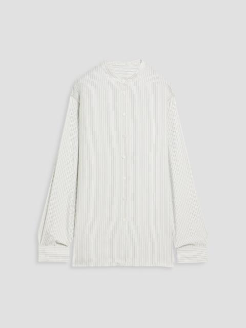 Other Designers Daisy striped silk shirt