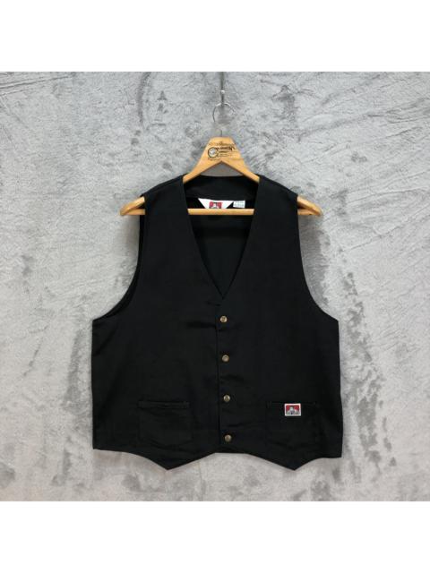 Other Designers Vintage - BEN DAVIS BLACK VEST #1079-44