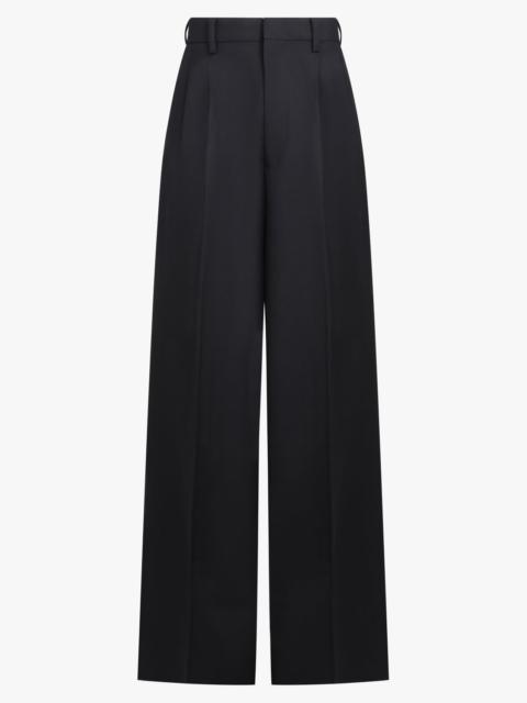 Junya Watanabe WIDE LEG PLEAT FRONT PANT | BLACK