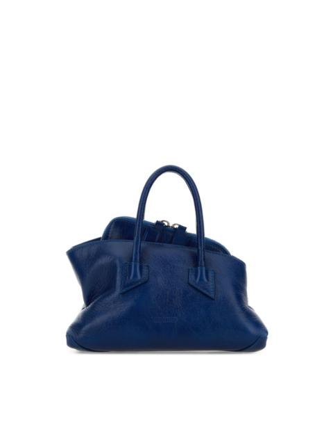THE ATTICO THE ATTICO La Passeggiata Mini Blue Leather Bag New And Auth