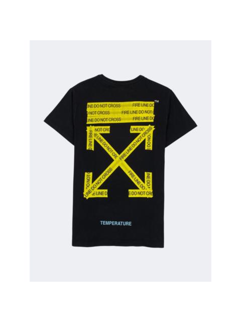 Off-White S/S 2018 Caution Fire Tape T-Shirt
