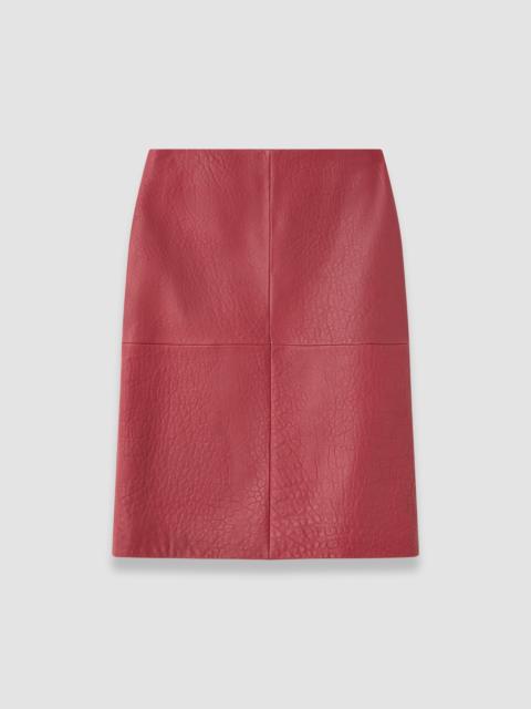 JOSEPH Shroff Pebble Leather Skirt