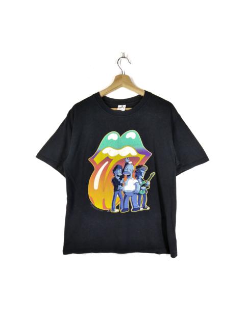 Other Designers Anvil - Vintage The Rolling Stones X The Simpsons Band Tshirt