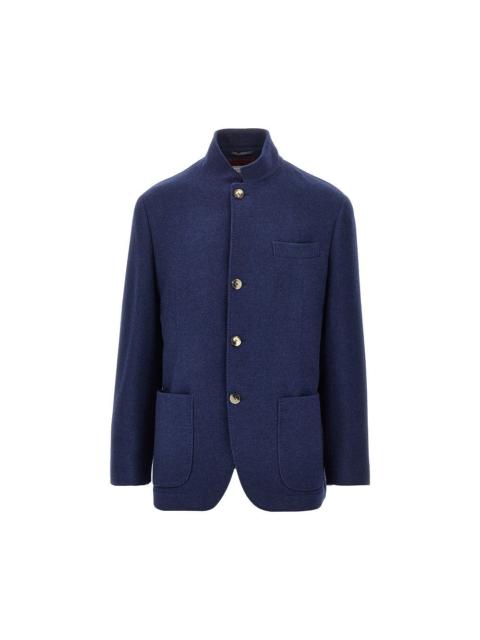 Brunello Cucinelli Brunello Cucinelli Cashmere Cloth Jacket Blue Men
