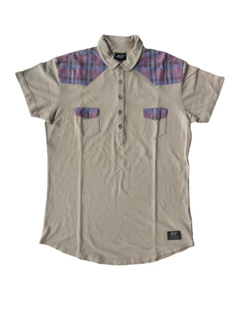 Diesel Vintage 55DSL by Diesel Western Yoke Plaid Polo Shirt