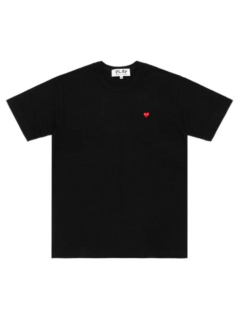 Comme des Garçons PLAY Classic Tee With Mini Red Emblem Unisex