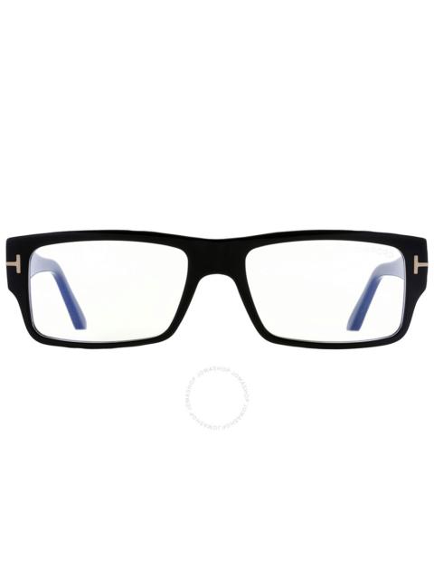 TOM FORD Tom Ford Blue Light Block Rectangular Men's Eyeglasses FT5835-B 001 54