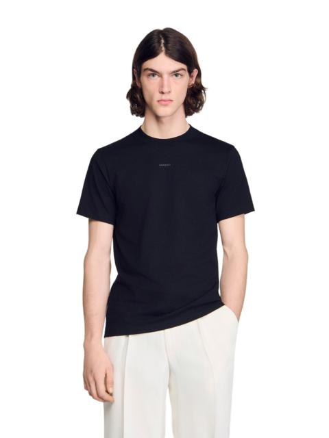 Sandro SANDRO Cotton T-shirt in Black at Nordstrom