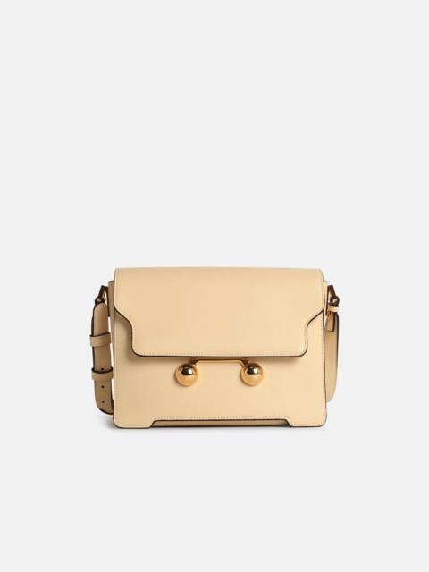 Marni 'NEW TRUNK' IVORY LEATHER CROSSBODY BAG