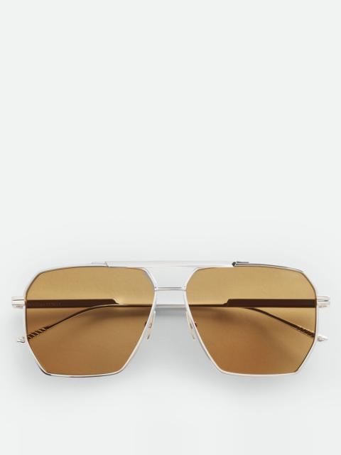 Bottega Veneta Classic Aviator Sunglasses