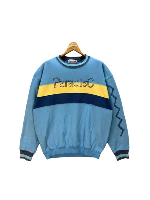 Other Designers Japanese Brand - PARADISO EMBROIDERY BIG LOGO COLORBLOCK SWEATSHIRT #8754-025