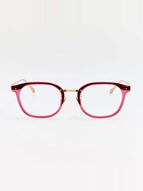 LINDA FARROW Bennet Optical in Wine