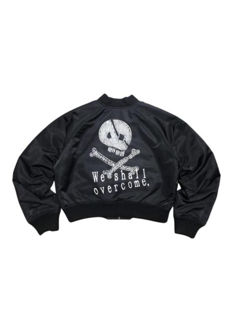 Yohji Yamamoto Vintage k.a.t Cropped Bomber Jacket We Shall Overcome Skull