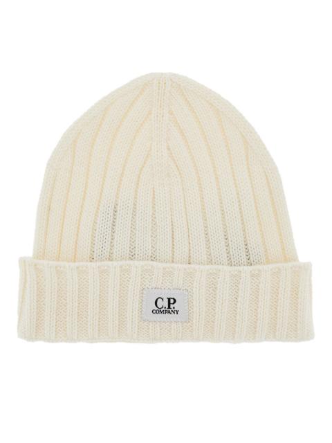 C.P. Company Cp Company Knitted Beanie Hat White Men