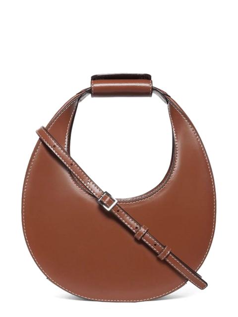 STAUD STAUD Mini Moon Leather Bag in Tan at Nordstrom