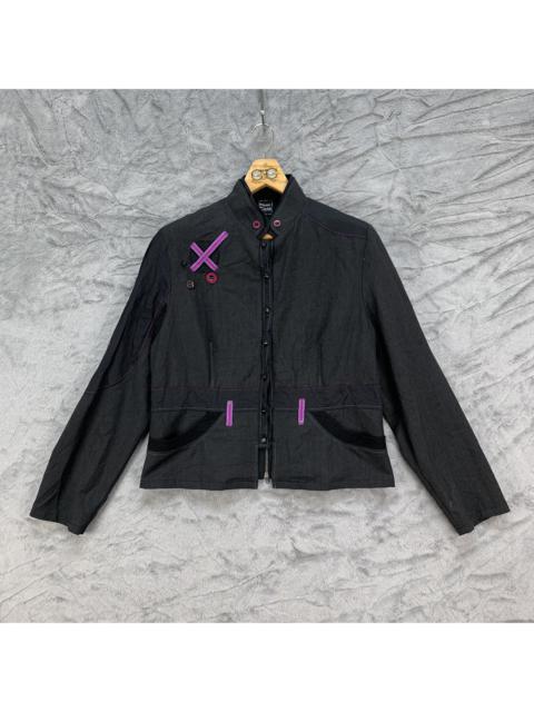 Other Designers Japanese Brand - Pause Cafe Button Zipper Light Cropped Jacket #4147-144