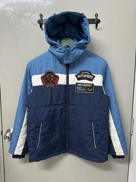 Other Designers Vintage PERSON’S Patches Colorblock Zip Up Hoodie Jacket