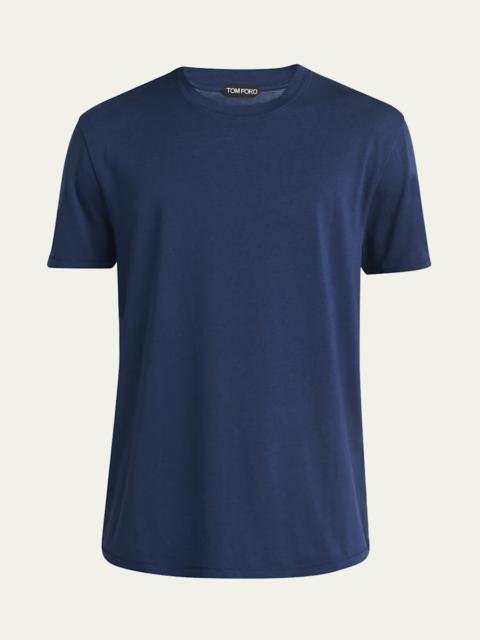 TOM FORD Men's Lyocell-Cotton Crewneck T-Shirt