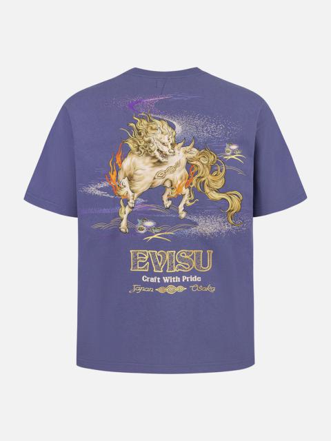 EVISU Hakutaku Print Relax Fit T-Shirt