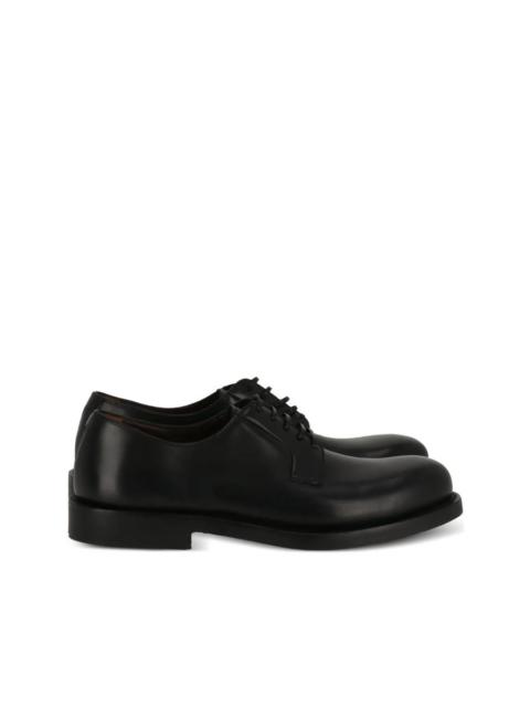 FERRAGAMO Ferragamo Men's Black Derby Oxfords & Derbys