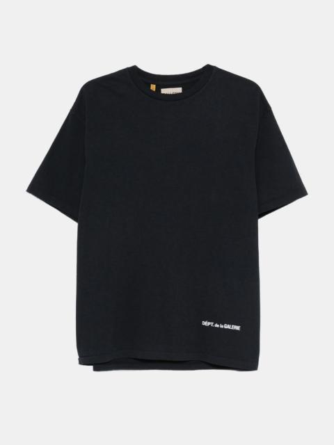 GALLERY DEPT. TOP035-WBLK FRENCH MICRO LOGO TEE