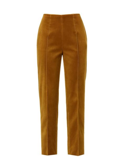 Marni COTTON VELVET STRAIGHT LEG PANTS