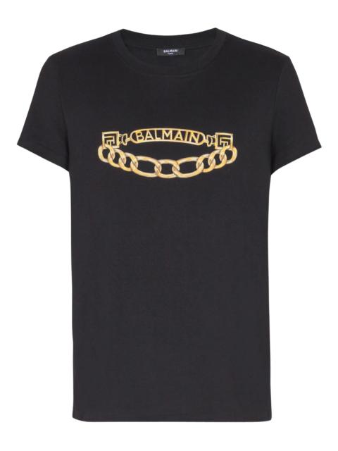 Balmain Chaînes-print T-shirt