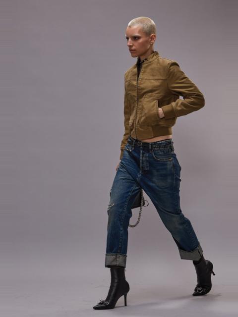 R13 CUFFED TAILORED DROP