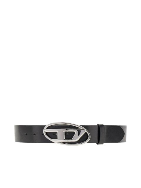 Diesel 'D' LOGO LEATHER BELT