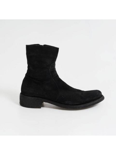 Other Designers Rocco P. - Black suede sidezips.Like Dior or Saint Laurent boots