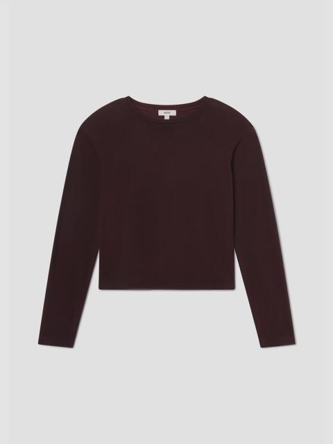 AGOLDE SYDNEY LONG SLEEVE TEE IN CIPHER