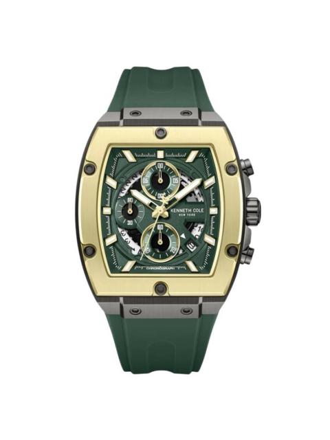 Other Designers Kenneth Cole New York Chronograph Quartz Green Dial Men's Watch KCWGO0067601