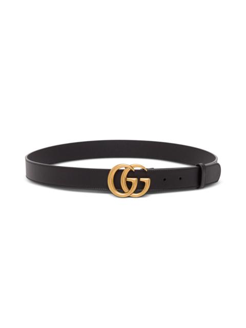 GUCCI Gucci Men Gg Marmont Leather Belt