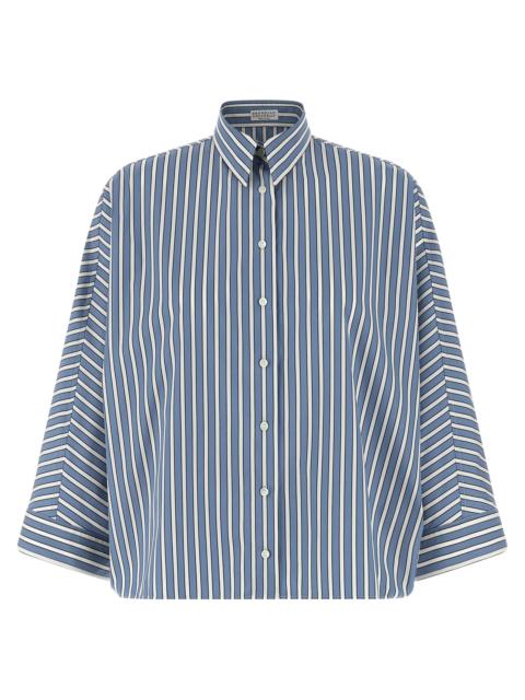 Brunello Cucinelli Brunello Cucinelli Women Monile Striped Shirt