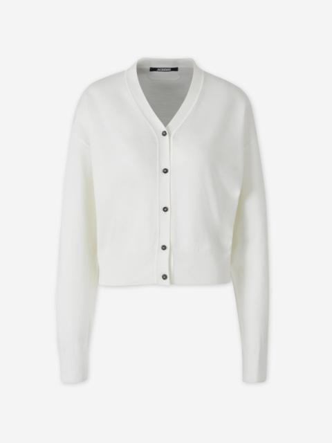 JACQUEMUS ROUND NECK CARDIGAN