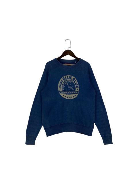 Other Designers Indigo - Vintage Blue Blue Japan Sweatshirt Crewneck