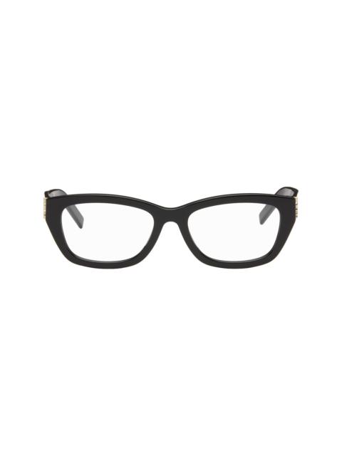 SAINT LAURENT Black SL M153 Medium Monogram Hinge Glasses