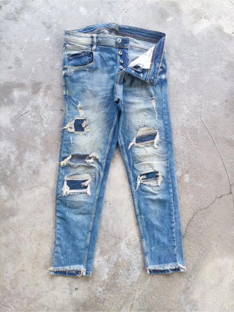 Other Designers Japanese Brand - Vintage Zara Jean Distress Faded Denim Pants W33