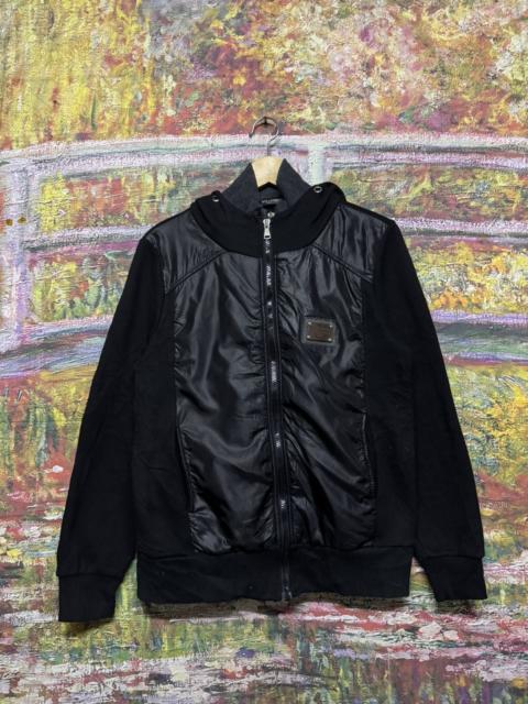 Dolce & Gabbana Dolce & Gabbana Black Zip-Up Hooded Jacket