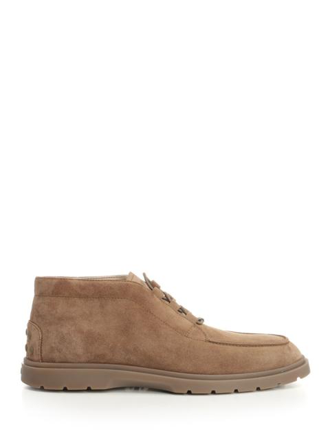 Tod's Suede Ankle Boot Boots Brown