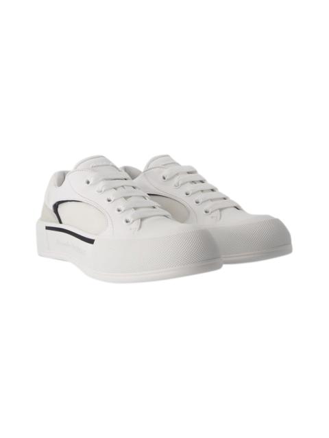 Alexander McQueen Alexander McQueen Men's Calfskin leather Oversized Sneaker (Authentic Pre-Loved)