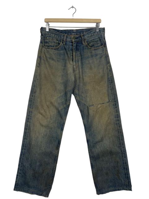 Levi's Vintage Levis 503 Selvedge Rusty Ripped Denim Jeans