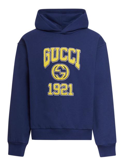Gucci Men Cotton Jersey Hooded Sweatshirt